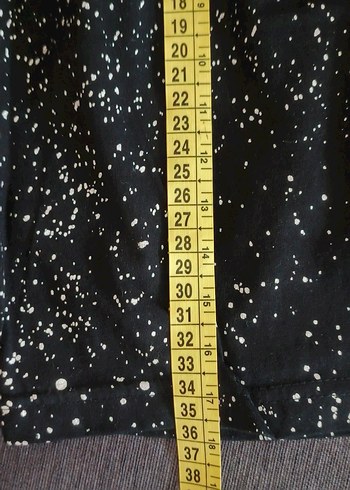 Siyah Desenli Mini Erkek Şort - Görsel 3