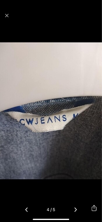 m Beden mavi Renk LCW jeans ceket