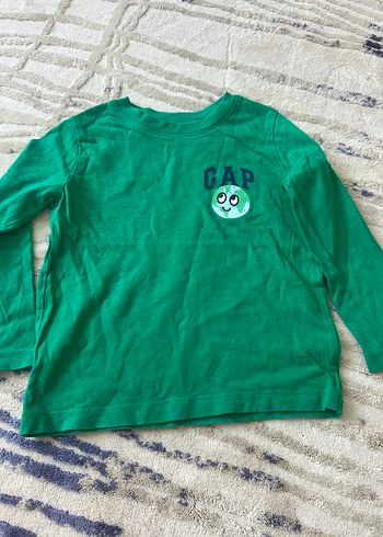 Gap Düğmeli Yeşil Erkek Çocuk Tişörtü
