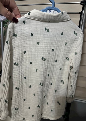 Nakışlı Pamuklu Erkek Çocuk Gömlek - Görsel 4