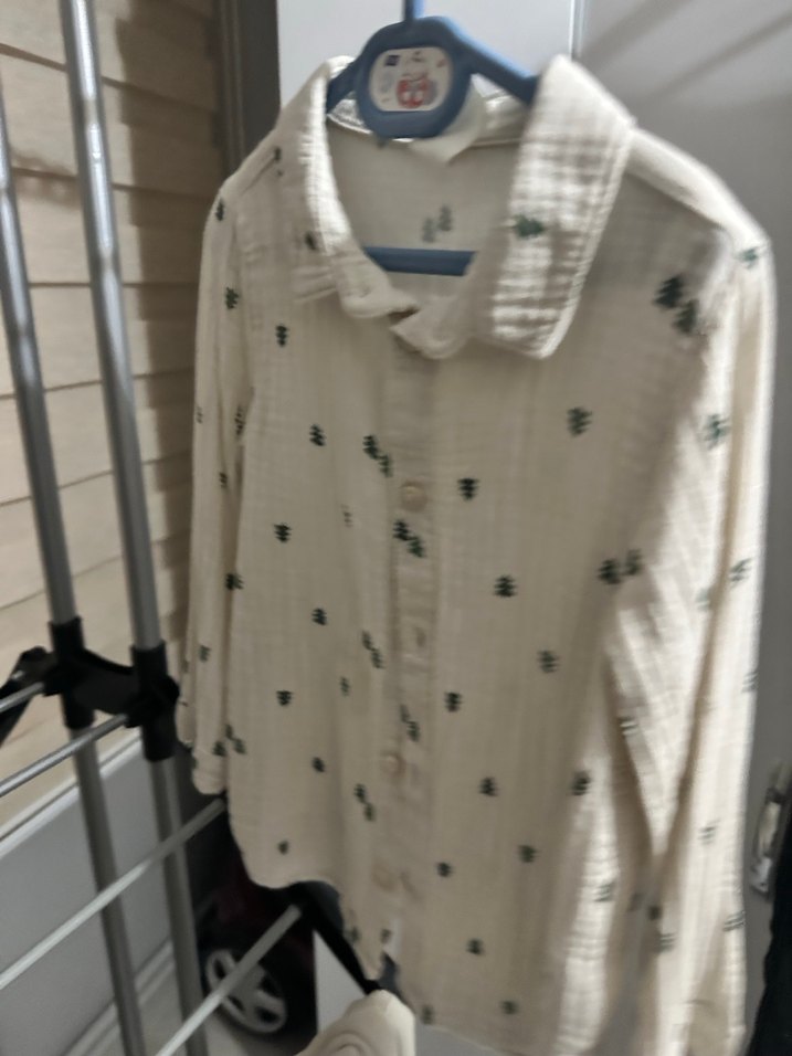 Nakışlı Pamuklu Erkek Çocuk Gömlek - Görsel 2