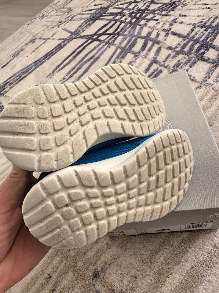 Erkek Çocuk Mavi Cırtcırtlı Spor Ayakkabı - Görsel 5