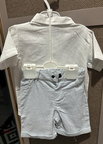 Erkek Çocuk Keten Kısa Kollu Gömlek - Görsel 3