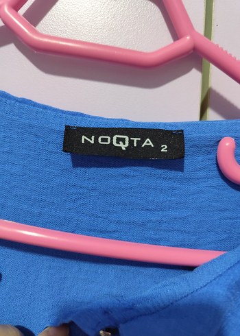 Mavi Düğmeli Kadın Gömlek.  Markanin ürünü - Görsel 3