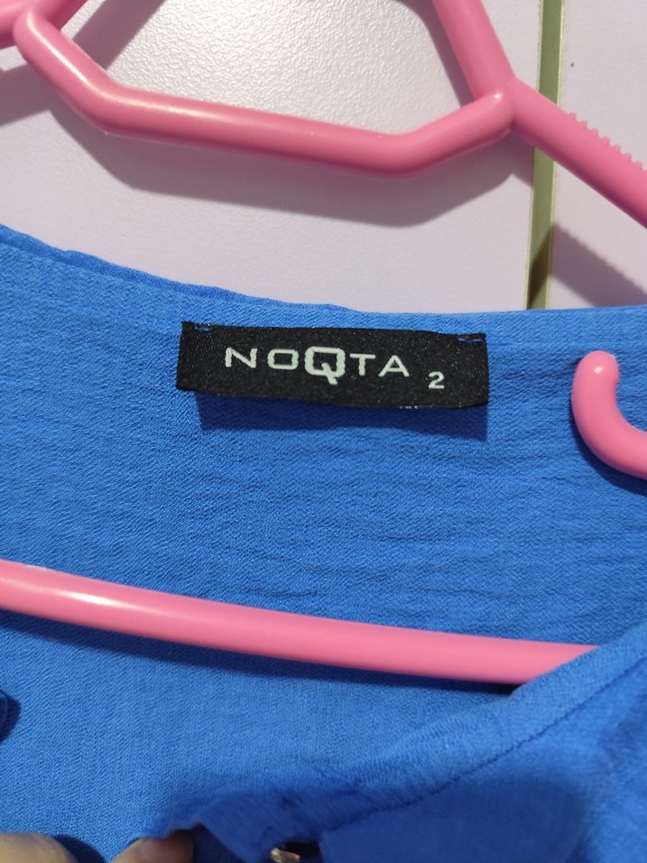 Mavi Düğmeli Kadın Gömlek.  Markanin ürünü - Görsel 3