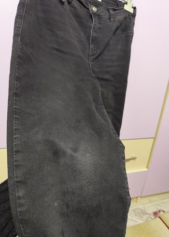 LCWJEANS Gri Düğmeli Bol Kesim Kadın Jean - Görsel 3