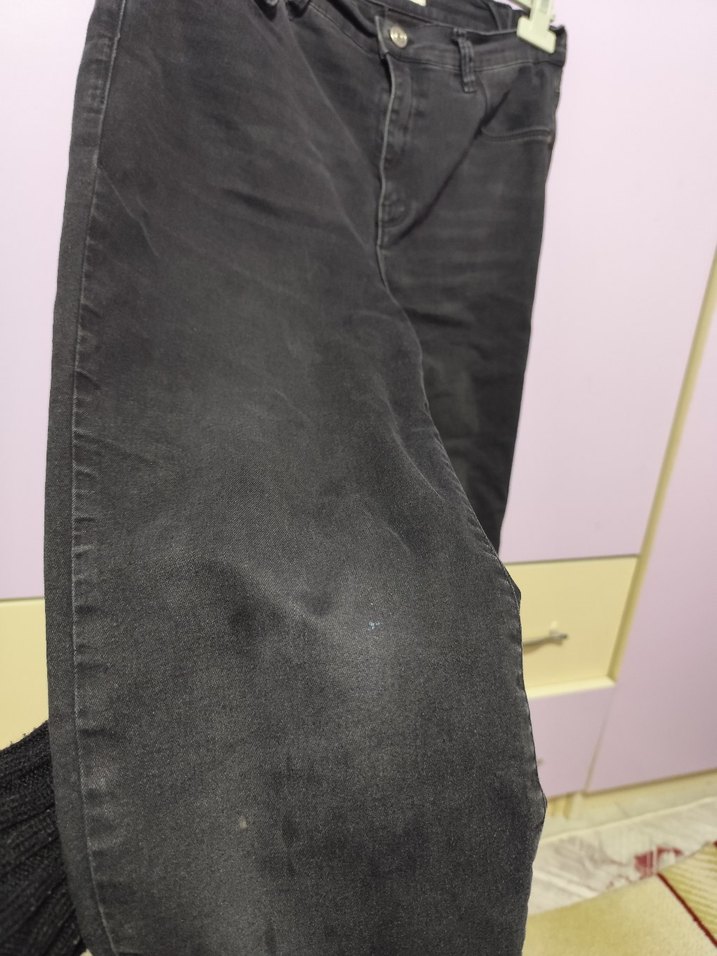 LCWJEANS Gri Düğmeli Bol Kesim Kadın Jean - Görsel 3