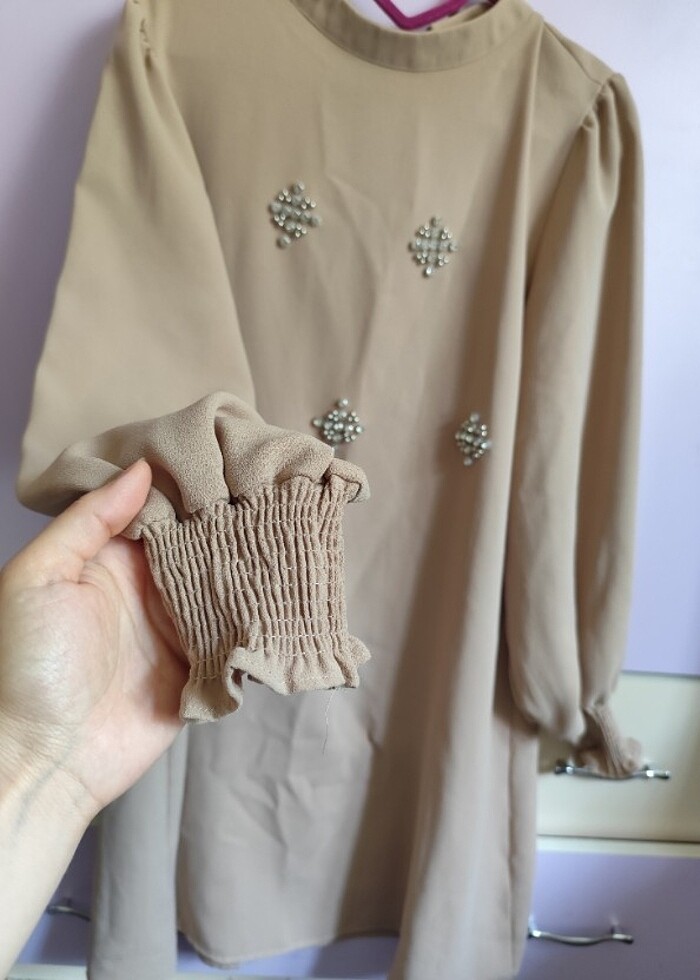 Kahverengi Taşlı İkili Takım - Görsel 2