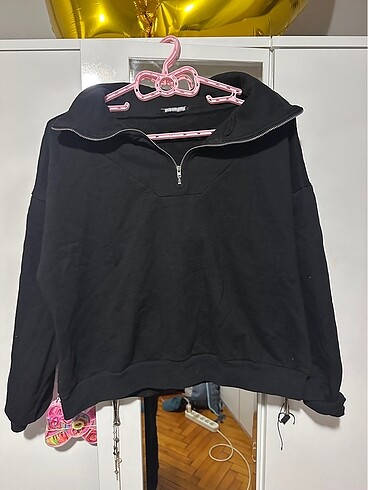 fermuarlı sweatshirt