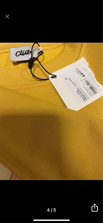 s Beden sarı Renk Beymen Club Sweatshirt