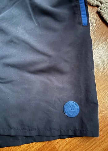 Mavi Bel Bantlı Erkek Deniz Şortu - Görsel 4