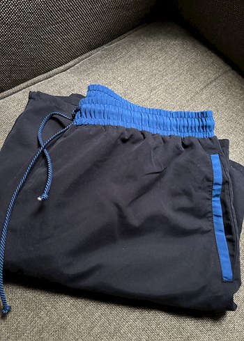 Mavi Bel Bantlı Erkek Deniz Şortu - Görsel 2