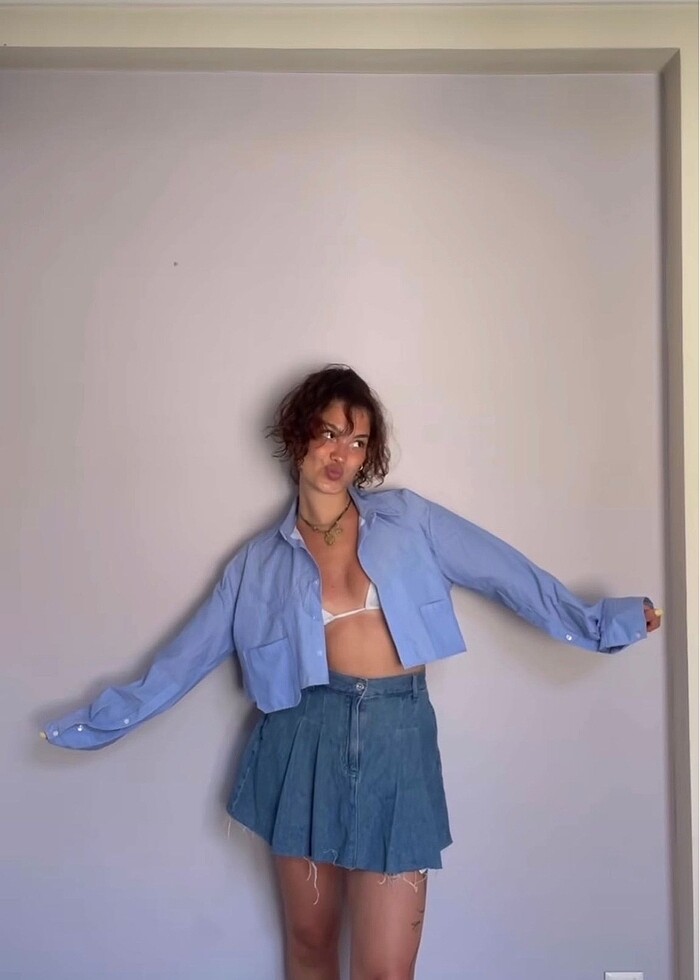 Zara muadili gömlek - Görsel 2