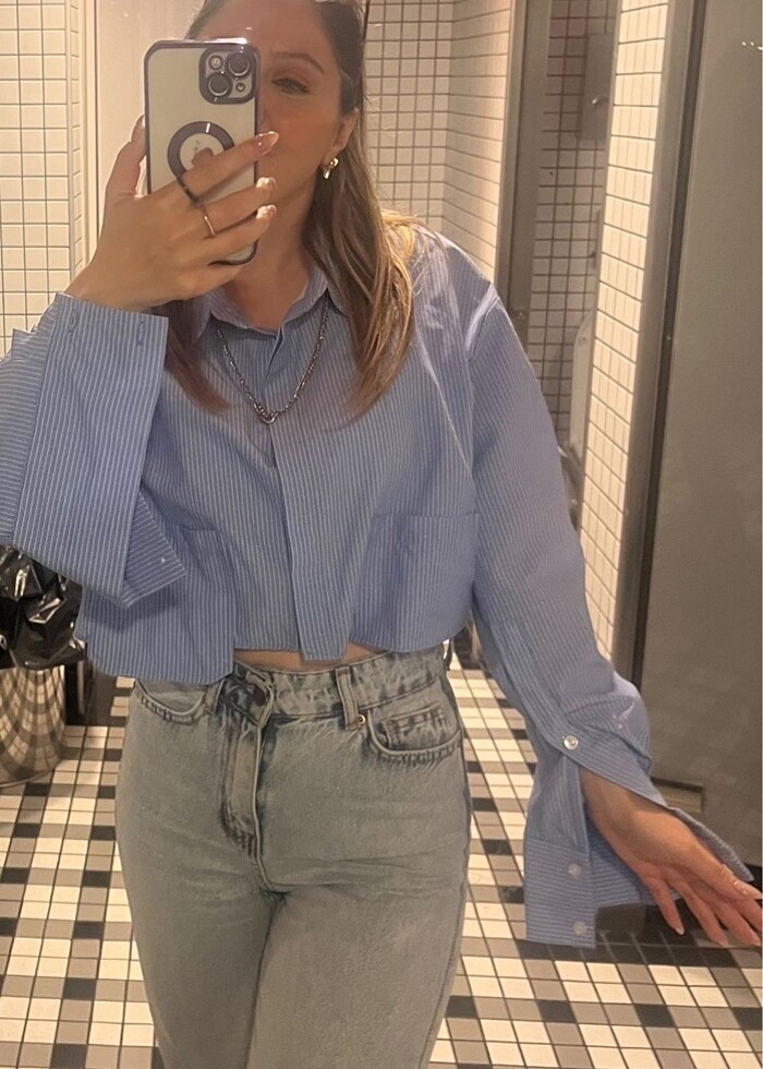 Zara muadili gömlek - Görsel 3