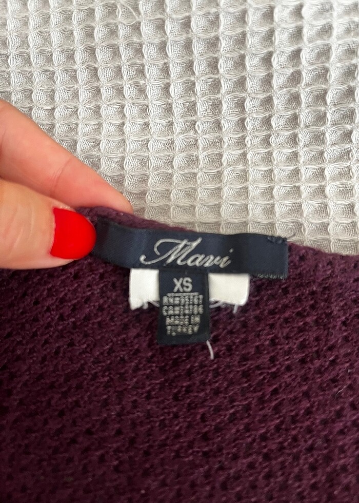 Mavi jeans kazak - Görsel 2