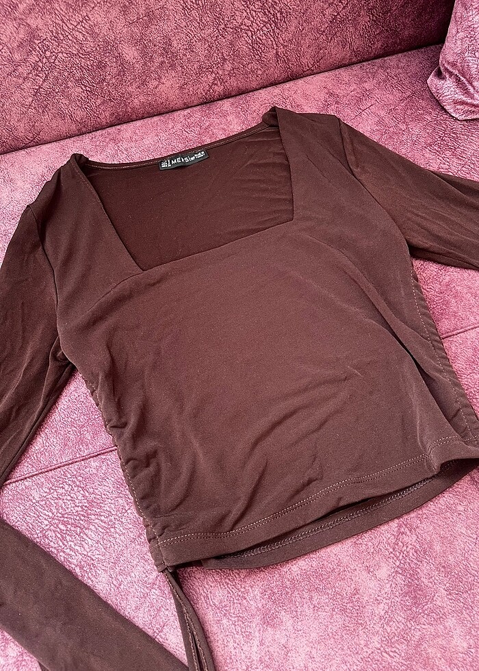 Crop uzun kollu badi - Görsel 3