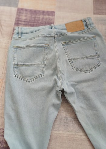 38 Beden gri Renk buz mavisij Kadın Denim Pantolon
