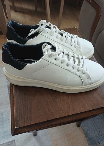 Beyaz Minimalist erkek  Spor Ayakkabı - Görsel 2