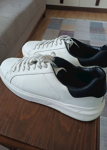 Beyaz Minimalist erkek  Spor Ayakkabı - Görsel 3