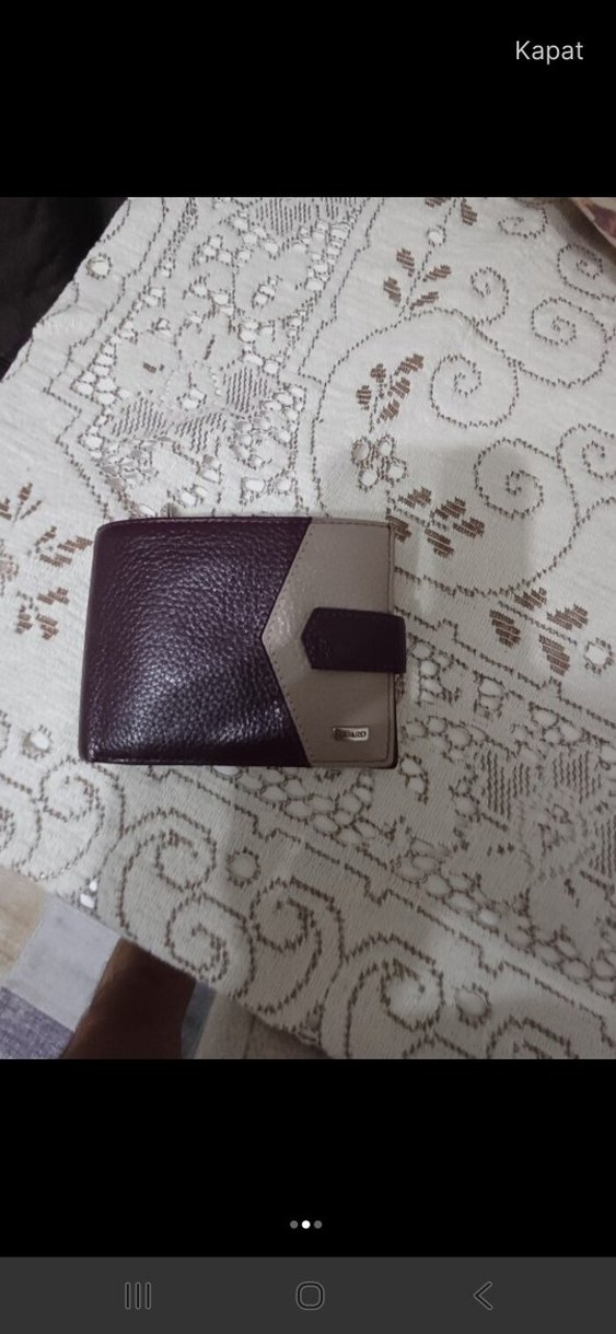 Kahverengi Desenli Erkek Cüzdan - Görsel 4