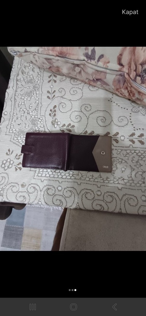 Kahverengi Desenli Erkek Cüzdan - Görsel 2