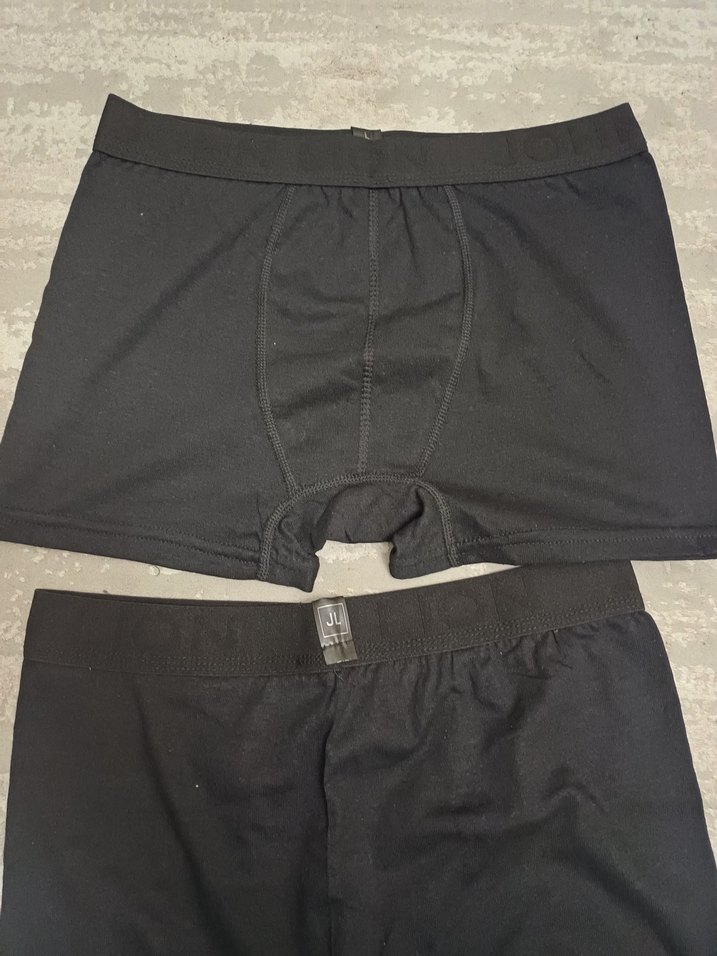 Erkek Siyah Düz Kesim Boxer 3 adettir - Görsel 2