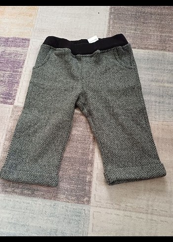 Gri Erkek Çocuk Örgü Yün Pantolon