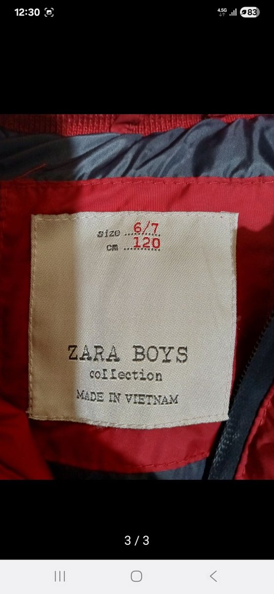 Erkek Çocuk Kırmızı Desenli Şort Mayo - Görsel 3