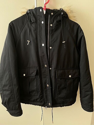 Pull and Bear pull&bear siyah mont
