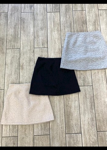 Siyah Mini Kadın Etek - Görsel 2