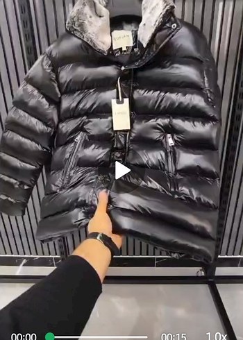 Kemer Detaylı Siyah Deri Kadın Kışlık Mont - Görsel 2