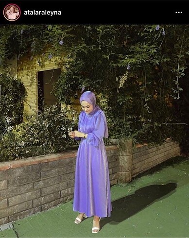 Lila suud elbise