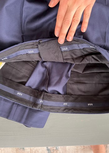 Erkek Lacivert Kumaş Pantolonu - Görsel 2