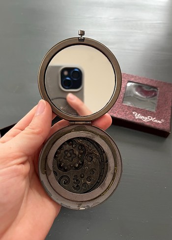 Kadın Vintage Çiçekli Ayna - Görsel 2