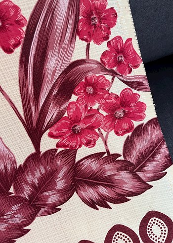 2 adet antika perdelik kumaş - Görsel 3