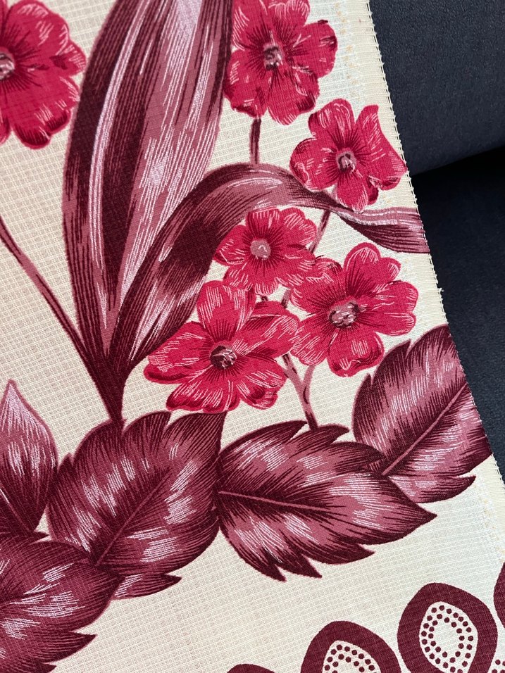 2 adet antika perdelik kumaş - Görsel 3