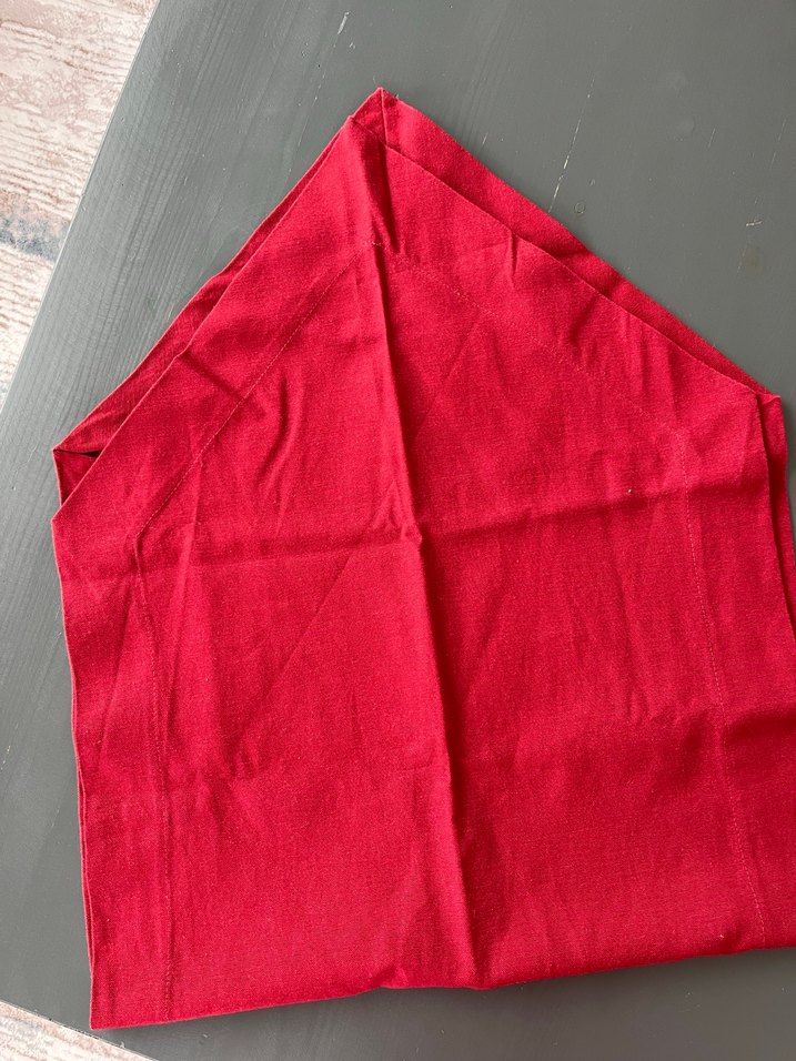 Koyu Kırmızı Düz masa Örtüsü - Görsel 3