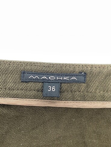 36 Beden haki Renk Machka Midi Etek %70 İndirimli.