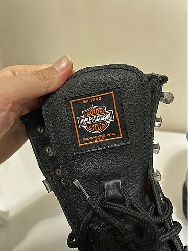 40 Beden siyah Renk Harley Davidson Kadın Bot 40
