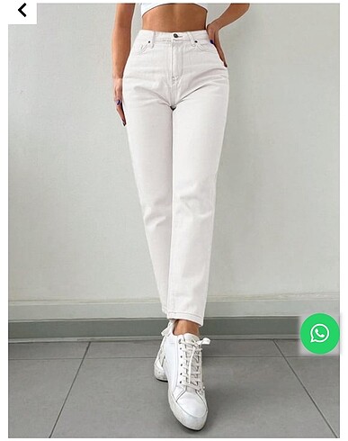 Dalvin kot pantolon jean- Mom 36 beden