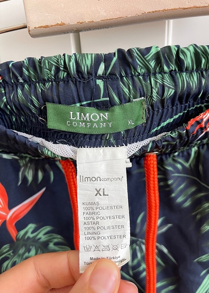 Erkek mayo Plaj deniz şort Limon marka - Görsel 4