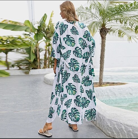 Uzun plaj elbise S-M-L - Görsel 4