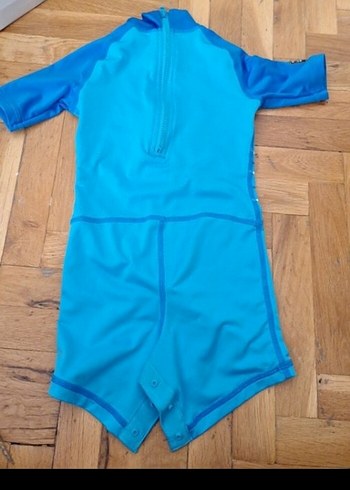 Erkek Çocuk Parlak Mavi Kısa Kollu Mayo - Görsel 3