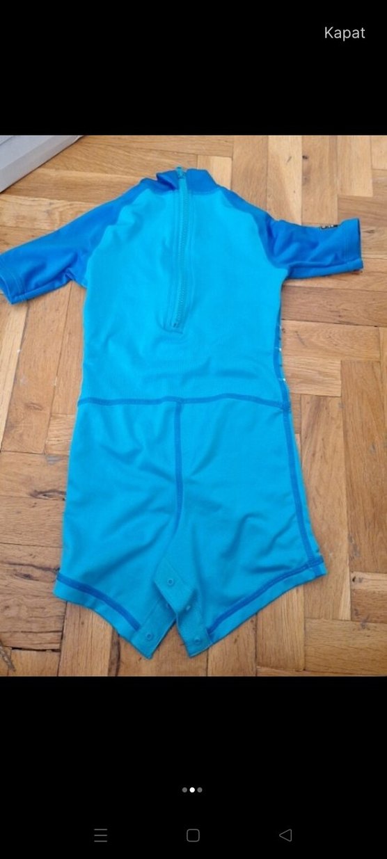 Erkek Çocuk Parlak Mavi Kısa Kollu Mayo - Görsel 3