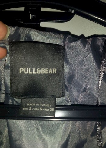 Pull and Bear Düğmeli Gri Kadın Yelek