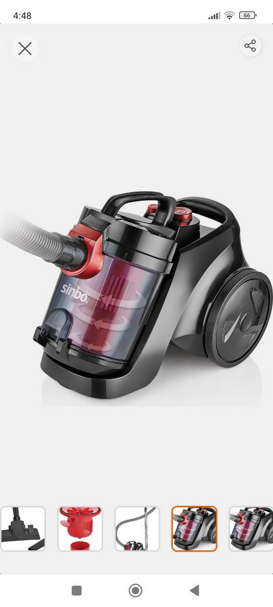 SVC-8601 Torbasız Cyclonic Elektrikli Süpürge kablolu - Görsel 3