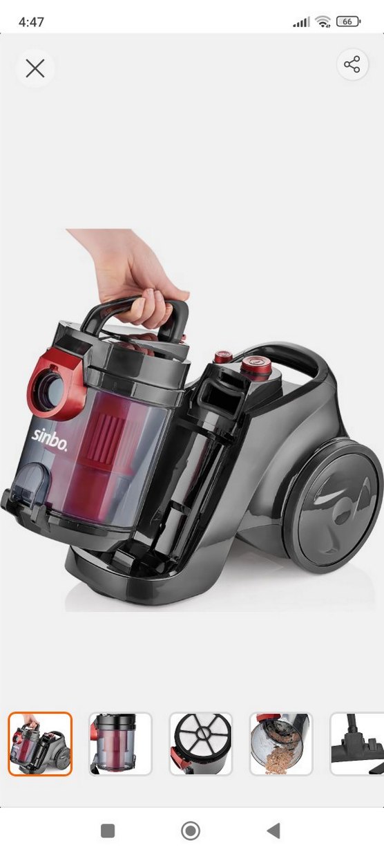 SVC-8601 Torbasız Cyclonic Elektrikli Süpürge kablolu - Görsel 5