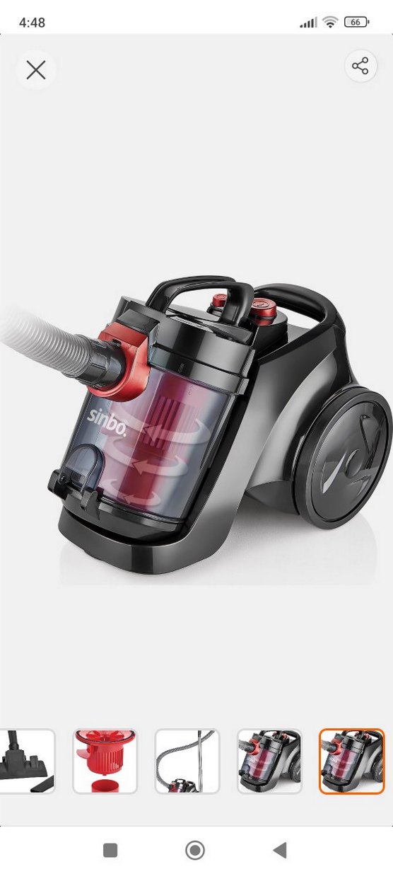 SVC-8601 Torbasız Cyclonic Elektrikli Süpürge kablolu - Görsel 2