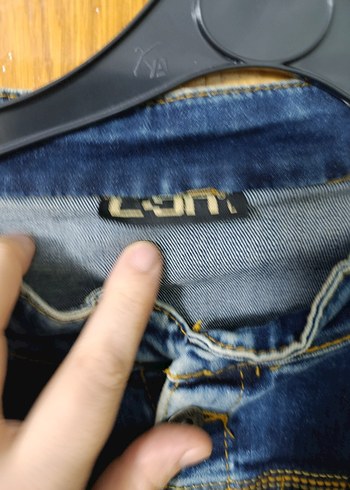 l Beden mavi Renk Düğmeli Mavi Kadın Kot Ceket