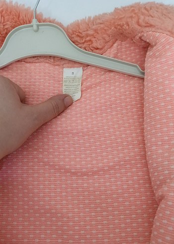 Kız Çocuk Peluş Yelek, Yüksek Yakalı, Pembe - Görsel 2